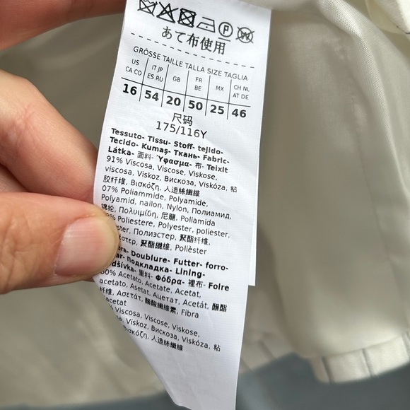 Marina Rinaldi Persona Pin Striped Waist Coat, BNwT, size 16 - Picture 8 of 8